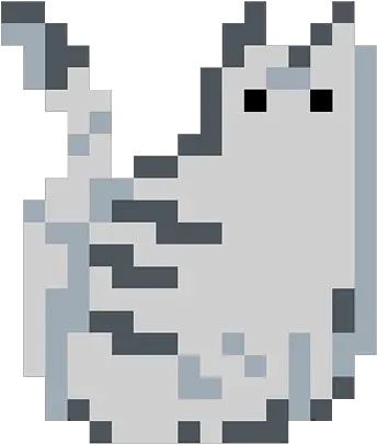 Cat Pixel Art Grey Kids Tshirt For Sale By Andrea Minecraft Golden Apple Png Undertale Gaster Icon