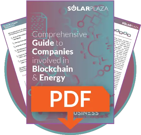 Guide To Companies Involved In Blockchain U0026 Energy Solar Market Parity Spain Png Blockchain Png