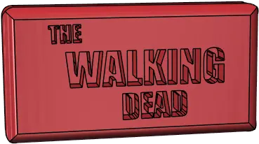 Download Free 3d Printer Designs Logo The Walking Dead Cults Label Png Walking Dead Logo Png