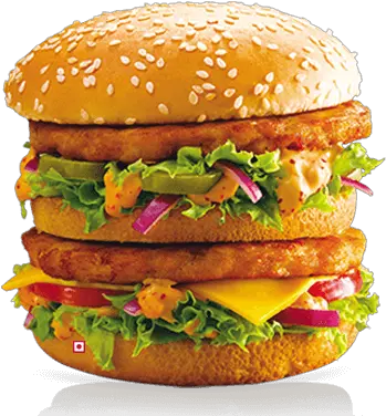 Maharaja Mac Big Double Chicken Grilled Burger Png Big Mac Png