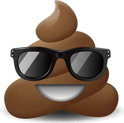 Poop Emoji Stickers Pro Hd By Emoji Apps Gmbh Poop Emoji With Glasses Png Sunglasses Emoji Transparent