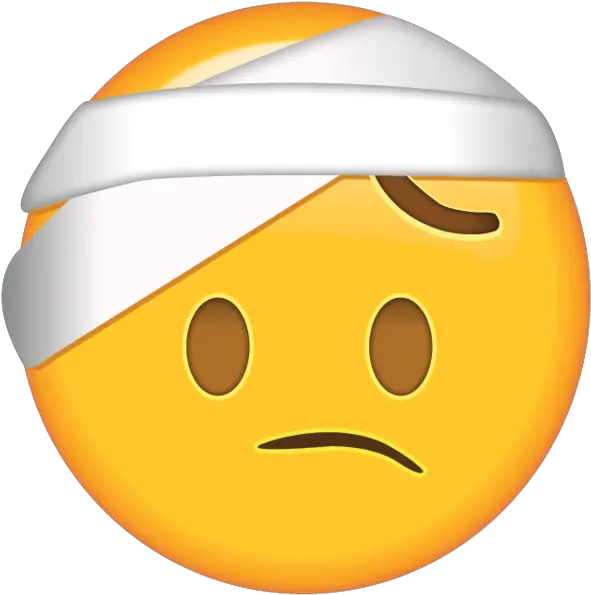 Face With Head Bandage Emoji Emoticon Faces Emoticon Emoji Bandage Emoji Png Mad Emoji Transparent