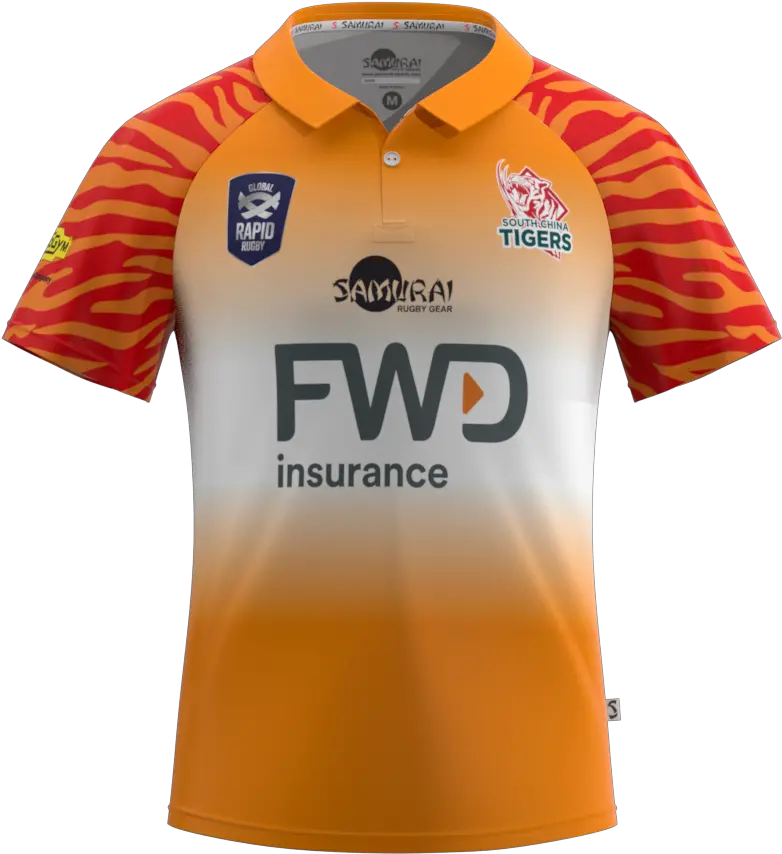 Hong Kong Rugby Union South China Tigers 2019 Kidsu0027 Home China Rugby T Shirt Png Tiger Stripes Png