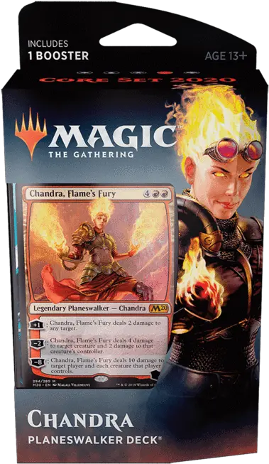 Magic The Gathering Core Set 2020 Planeswalker Deck Colour Red Core Set 2020 Planeswalker Deck Chandra Png Magic The Gathering Png