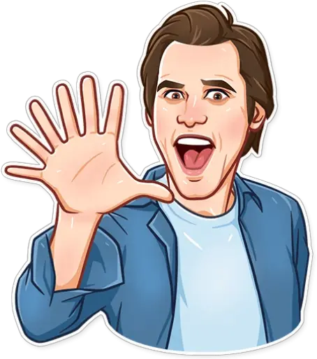 Sticker Maker Jim Carrey Telegram Stickers Png Jim Carrey Png