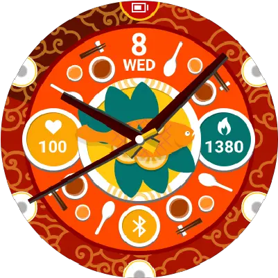 Reunion Dinner Garmin Connect Iq Decorative Png Clock App Icon