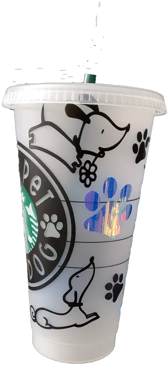 Can I Pet That Dog Starbucks Venti 24oz Reusable Cold Cup Drink Lid Png Starbucks Global Icon Mugs