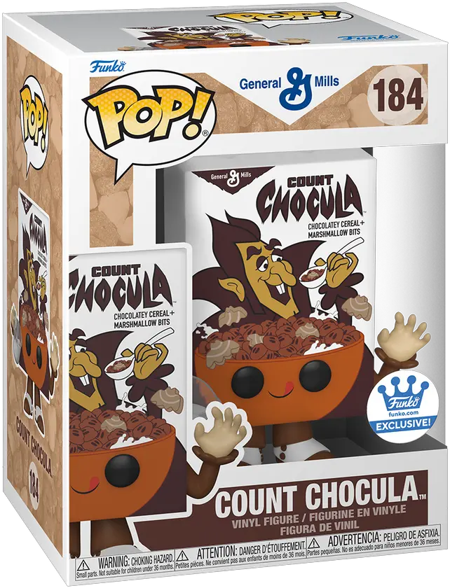 Funko Pop Ad Icon Count Chocula Cereal Box Funko Shop Exclusive Cereal Funko Pop Png Cereal Icon