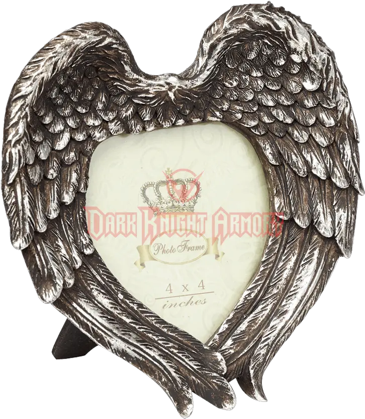 Download Angel Heart Photo Frame Alchemy Gothic Winged Picture Frame Png Gothic Frame Png