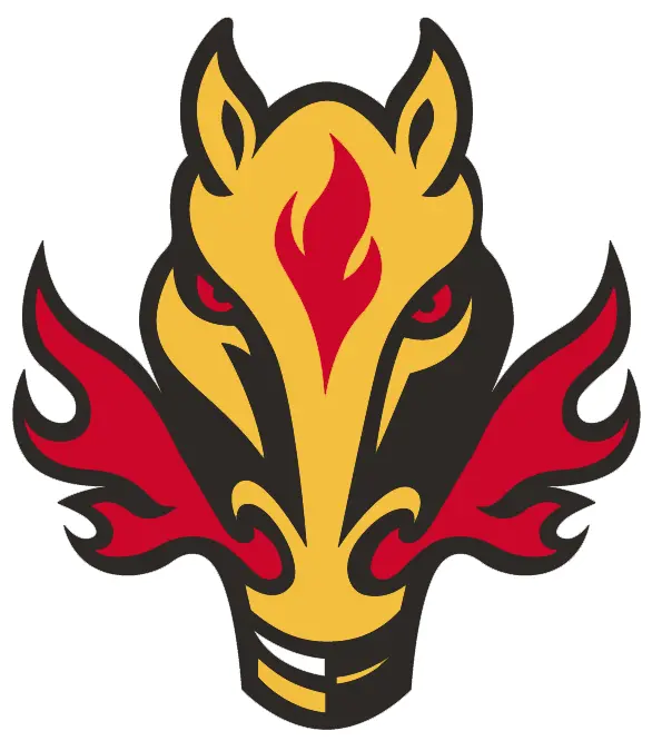 Sports Logo Spotlight Vector Calgary Flames Logo Png Wayne State University Logos