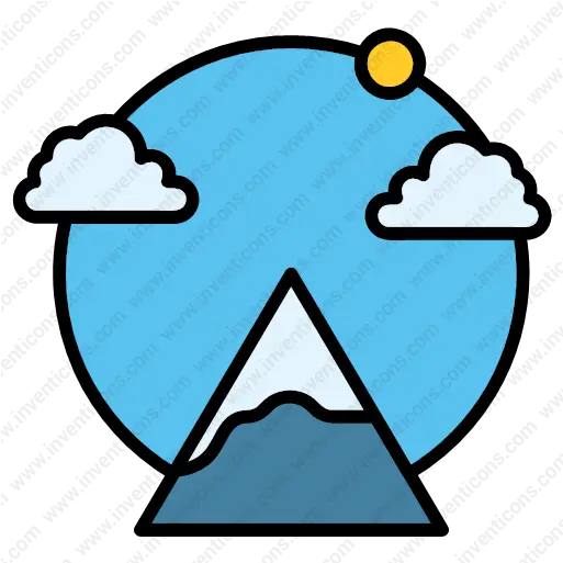 Download Mountain 2 Vector Icon Inventicons Dot Png Web Title Icon