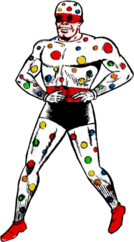 Misfit Robot Daydream Batmanu0027s Weirdest Villains Mr Polka Dot Polka Dot Man Komiks Png Comic Dots Png