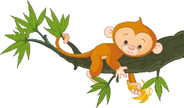 Monkey Tree Clip Art Cute Monkey Png Download 600600 Monkey On The Tree Monkey Transparent Background