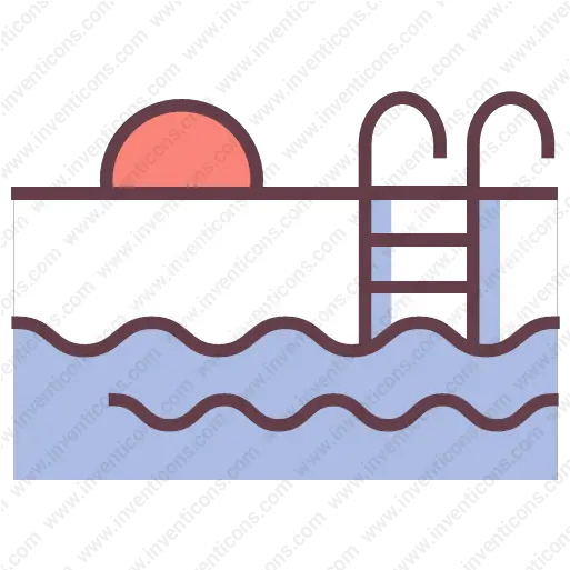 Download Swimming Pool Vector Icon Inventicons Horizontal Png Swimming Pool Icon