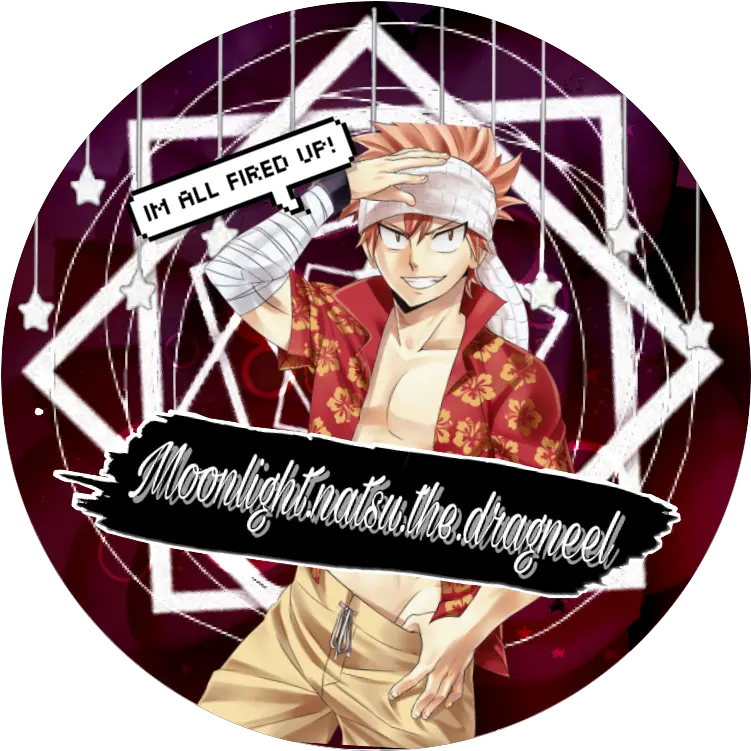 Icon Natsu Purple Red Drunkicon Sticker By Smolotaku Png Dragneel