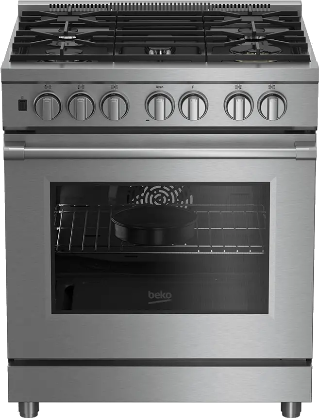 Prdf34550ss Beko 30 Stainless Steel Pro Style Dual Fuel Png Bosch Icon Review