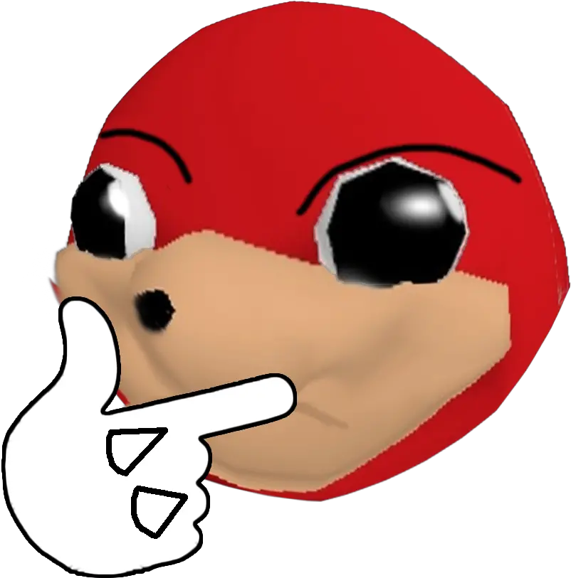 Haircut Emoji Png Fullsize Of Thinking Face Emoji Meme Ugandan Knuckles Head Png Thinking Face Emoji Png