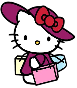 Hello Kitty Purple Png