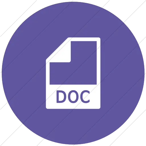 Purple Mime Types Document Doc Icon Language Png Document Icon Flat