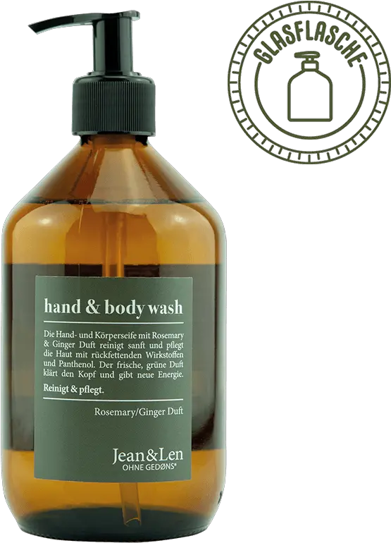 Hand U0026 Body Wash Rosemaryginger Soap 500ml In A Glass Png Icon