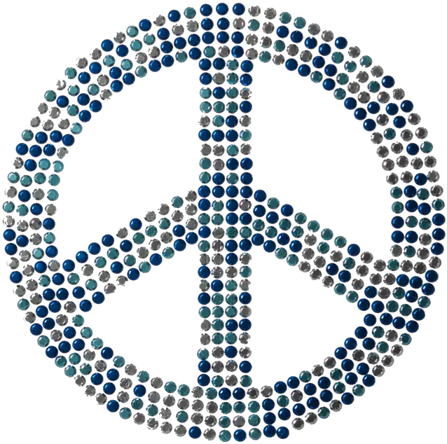 Peace Sign Blue Large Mobile Peace Wallpaper 4k Png Peace Icon