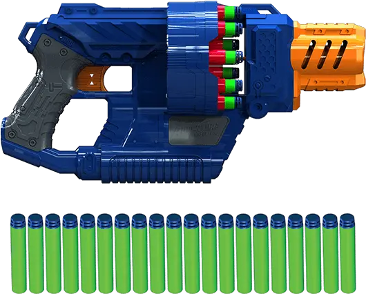 Adventure Force Double Trouble Drum Motorized Blaster Adventure Force Double Trouble Png Nerf Gun Png