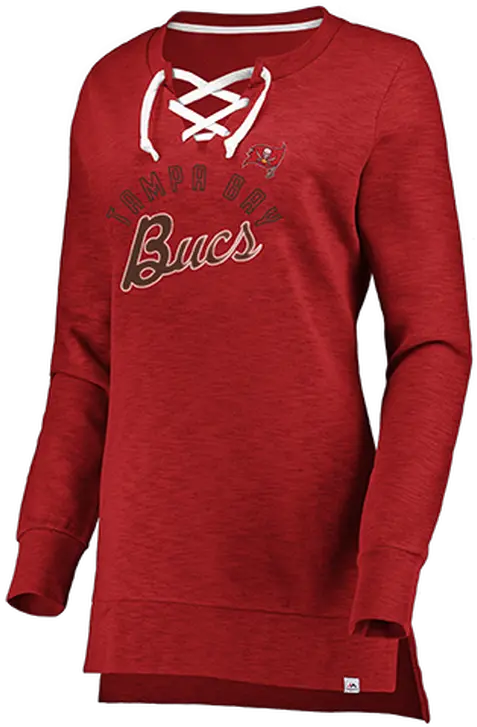 Womenu0027s Tampa Bay Buccaneers Hyper Lace Ls Tee Majestic Athletic Png Tampa Bay Buccaneers Logo Png