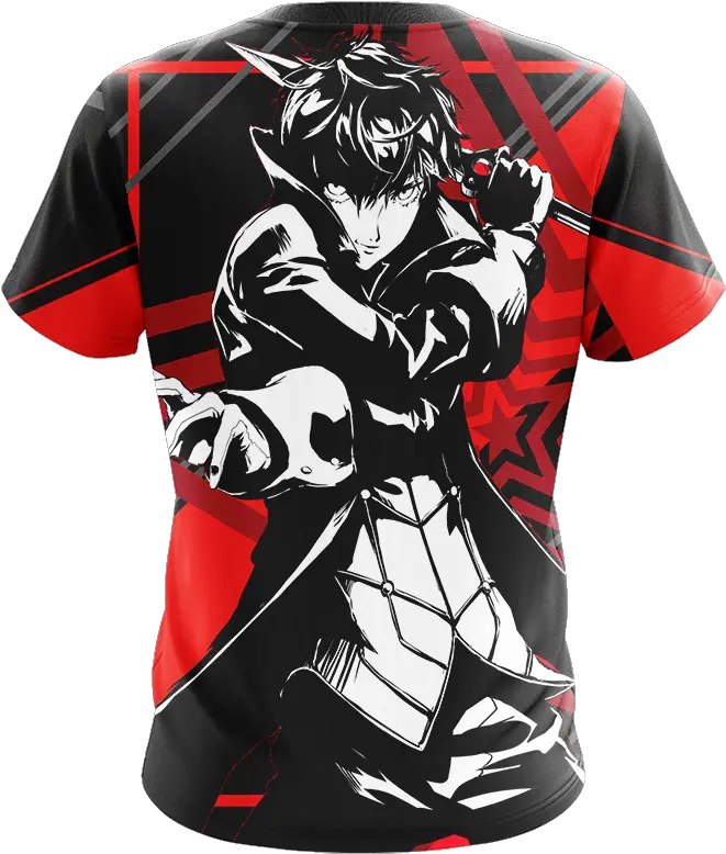 Persona 5 Joker New Version Unisex 3d Tshirt Persona 5 Joker Black And White Png Joker Persona 5 Png