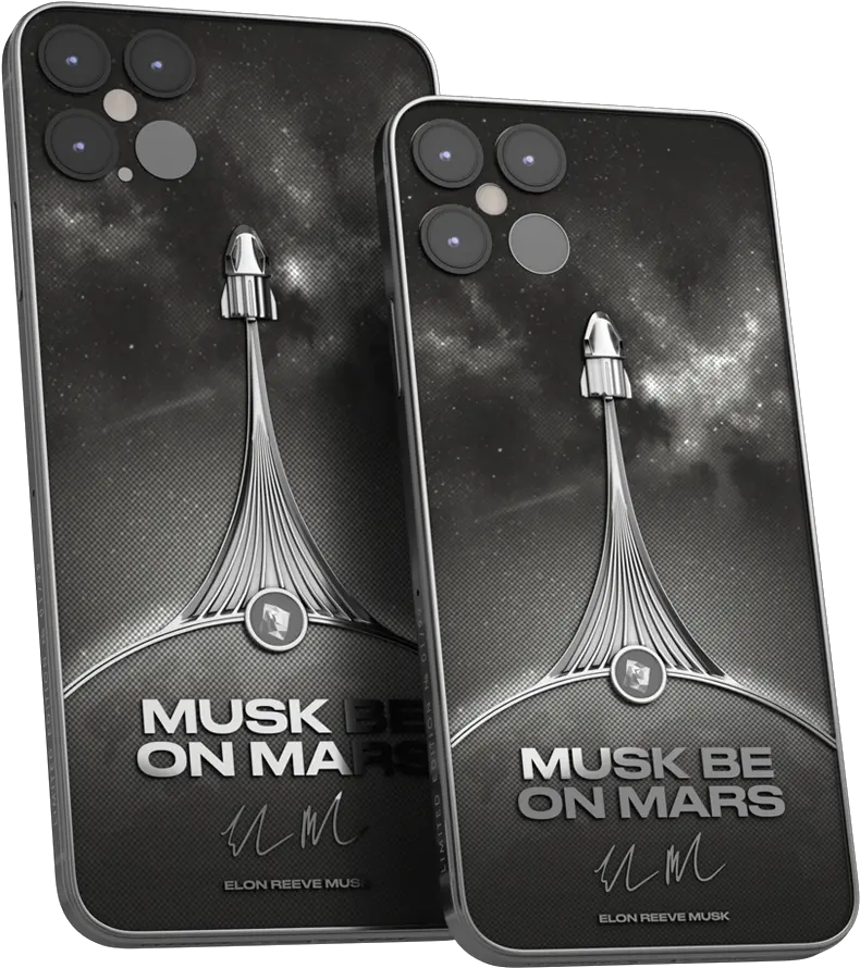 Posh New Titanium U0027elon Musku0027 Iphone 12 With Spacex Logo Musk Be On Mars Iphone Png Elon Musk Png