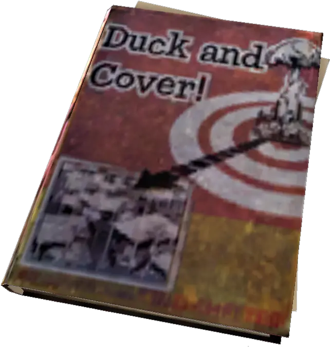 Blank Book Cover Png Duck And Cover Fallout 3 Blank Book Cover Png