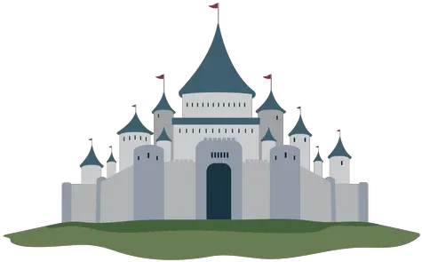 Castle Fortress Palace Flag Illustration Png Castle Transparent