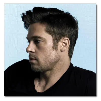 Download Brad Pitt Three Canvas Print High Definition Brad Pitt Png Brad Pitt Png