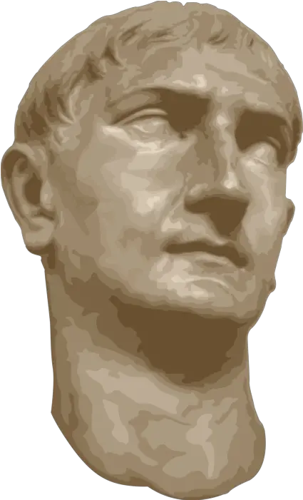 Download Vector Illustration Of Roman Emperor Trajan Known Emperor Trajan Png Roman Bust Png