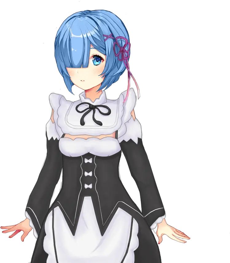 Doki Rezero Club Ddlc Hime Cut Png Rem Re Zero Png