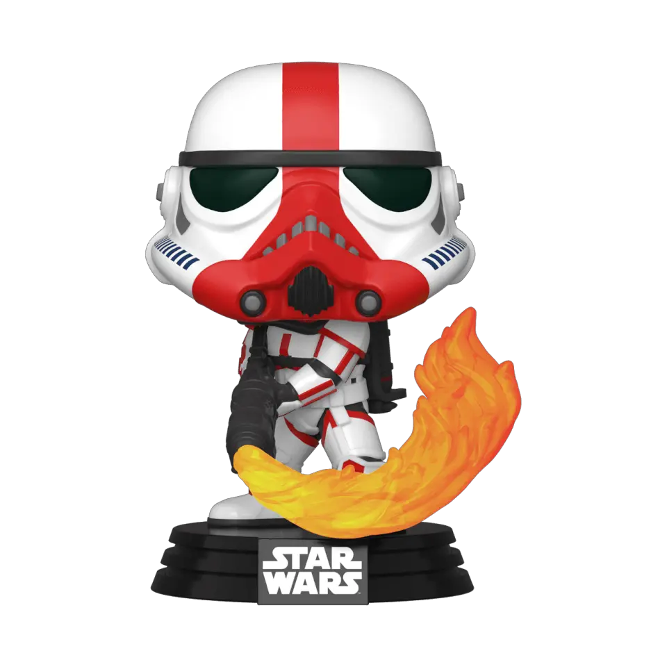 Star Wars The Mandalorian Incinerator Stormtrooper Pop Vinyl Figure Incinerator Trooper Funko Pop Png Storm Trooper Png