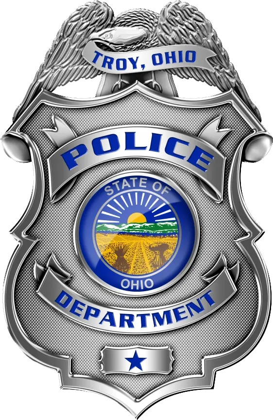 Shield Clipart Blank State Of Ohio Police Badge Png Troy Ohio Police Department Ohio Png