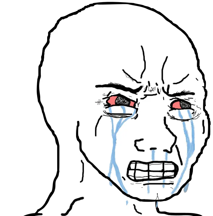 Download 135kib 700x710 Wojak Crying Sony Png Image With Transparent Crying Wojak Png Michael Jordan Crying Png