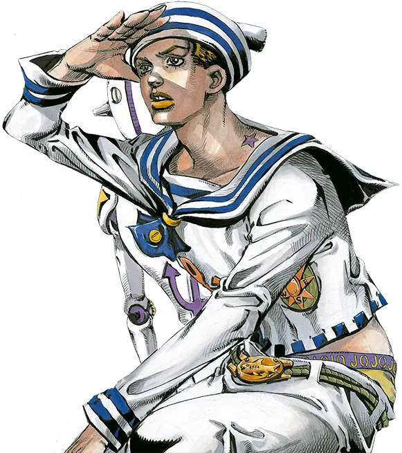 Jojolion Jojo Bizarre Adventure Sailor Full Size Png Part 8 Jojo Main Character Jojo Hat Png