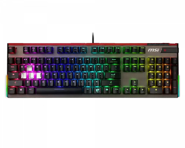 Vigor Gk80 Red Msi Vigor Gk80 Png Gaming Keyboard Png