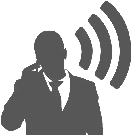 Businessman Talking Mobile Icon Man Talking Phone Logo Png Talking Icon Png