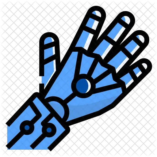 Robot Hand Icon Of Colored Outline Icon Png Robot Hand Png