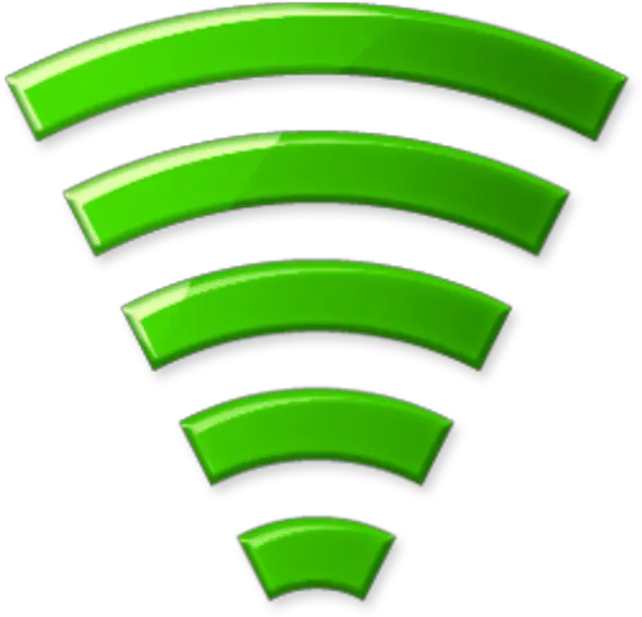 Excellent Signal Radio Waves Icon Green Png Radio Frequency Icon