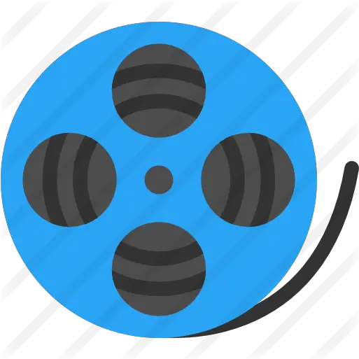 Film Reel Dot Png Movie Reel Flat Icon