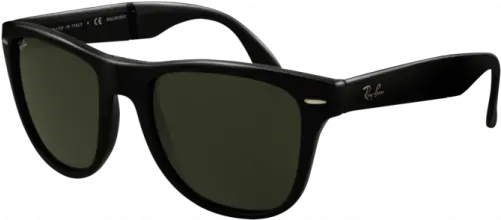 Ray Ban Wayfarer Folding Shiny Black G15 Xlt Prada Png Ray Ban Round Icon