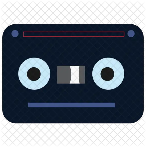 Cassette Tape Black Icon Of Flat Style Circle Png Cassette Tape Png