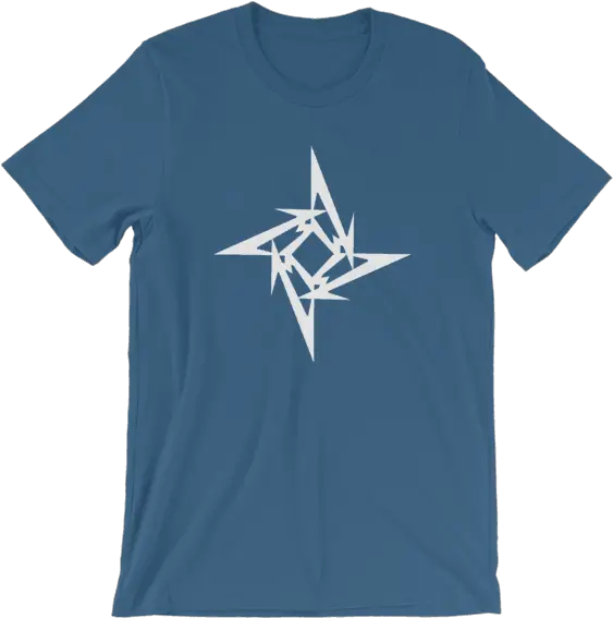 Cool Ninja Star Short Sleeve Unisex Tshirt Png Ninja Star Png