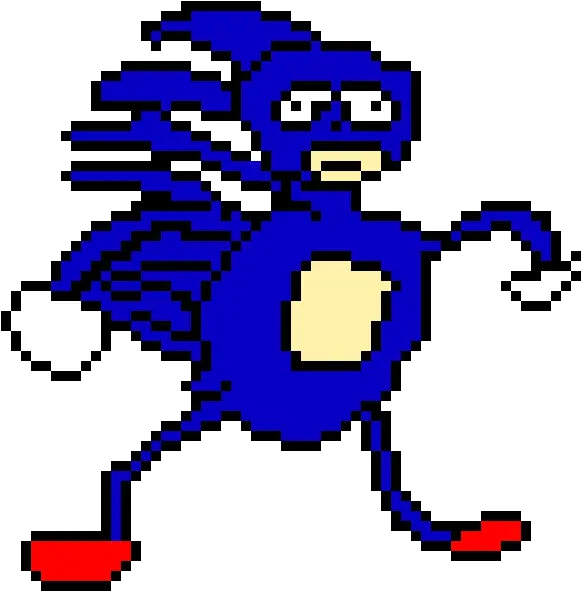 Sanic Sanic Pixel Art Minecraft Png Sanic Png