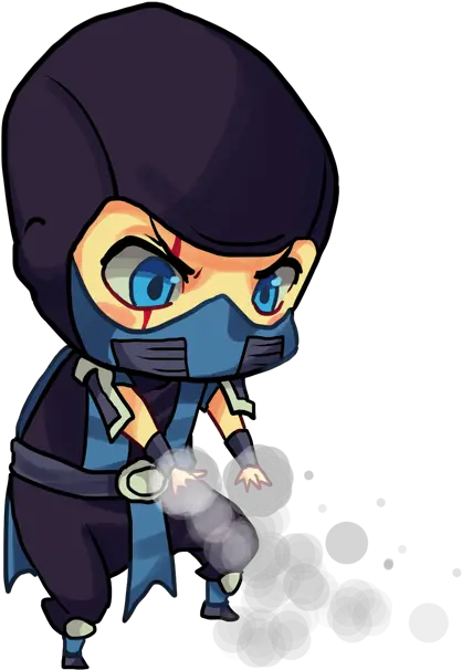 Download Hd Freeze Freeeeze By Scorpion Mortal Kombat Chibi Png Sub Zero Png