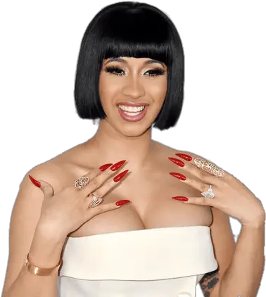 Png Cardi Cardi B With Short Hair Cardi B Png