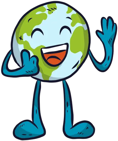 Planet Earth Happiness Laugh Smile Flat Reduce Reuse Recycle Cartoon Png Laugh Png